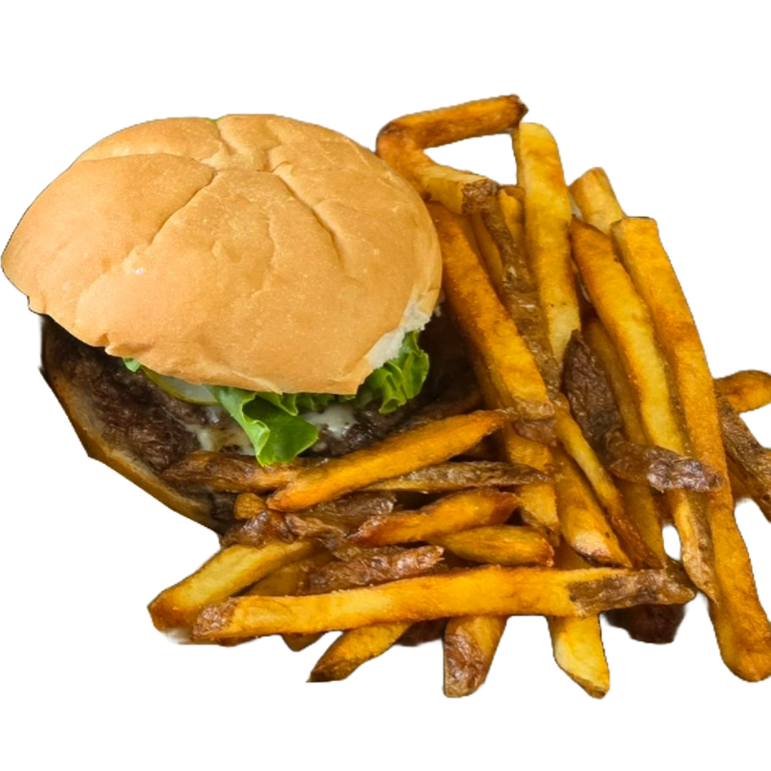 Smashburger Picture of our smashburger with fries